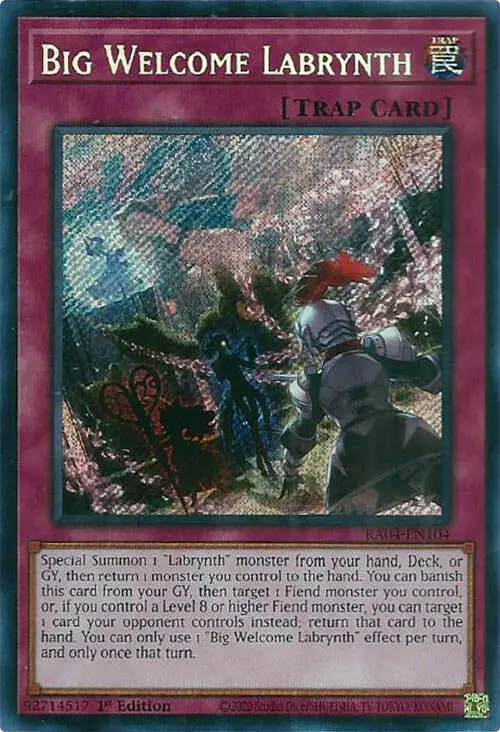 Big Welcome Labrynth [Ra04-En104] Secret Rare 1