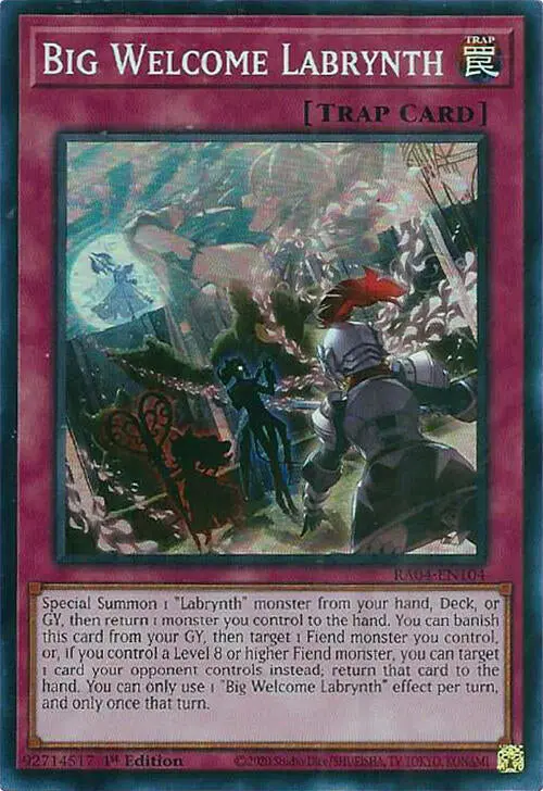 Big Welcome Labrynth [Ra04-En104] Super Rare 1
