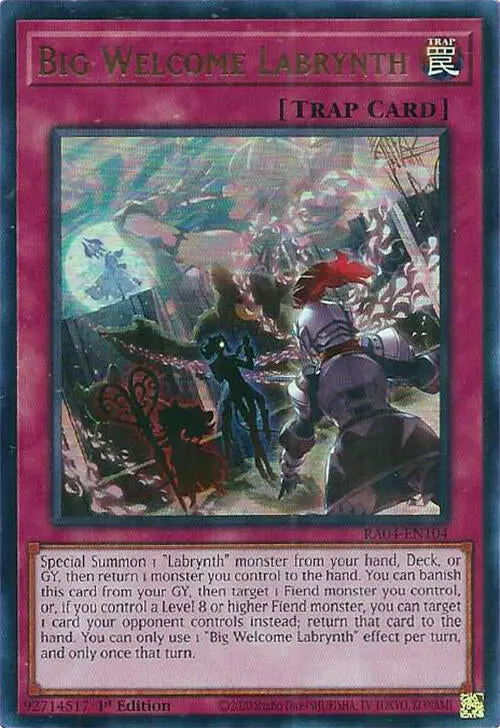 Big Welcome Labrynth [Ra04-En104] Ultra Rare 1