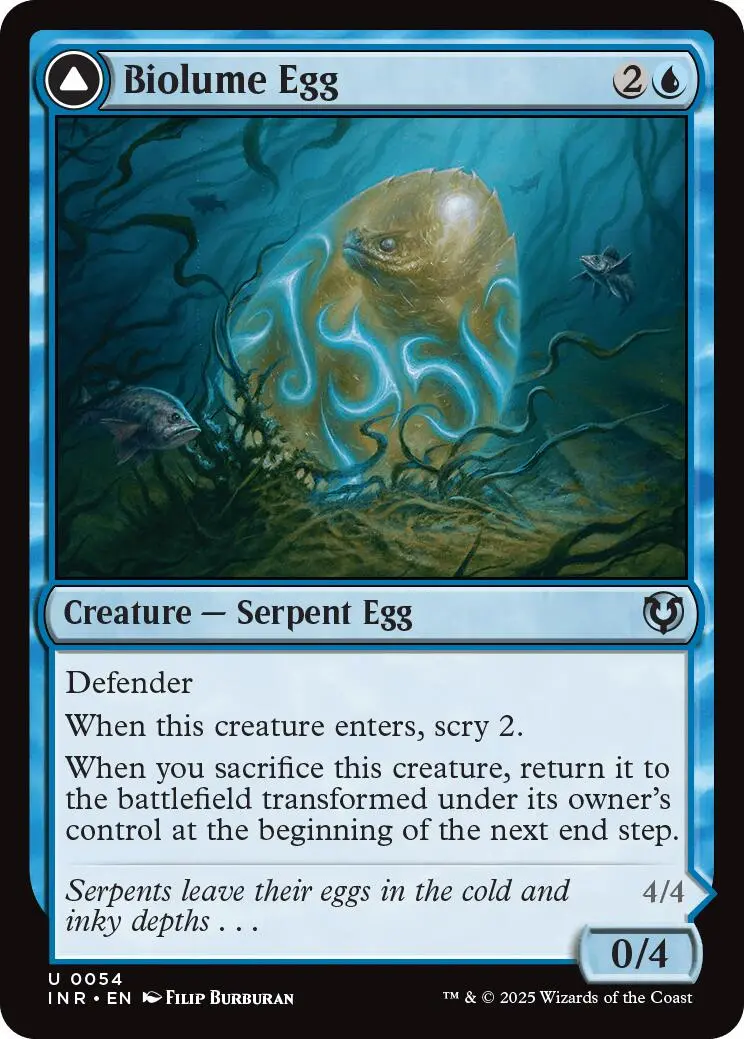 Biolume Egg // Biolume Serpent [Innistrad Remastered] 1