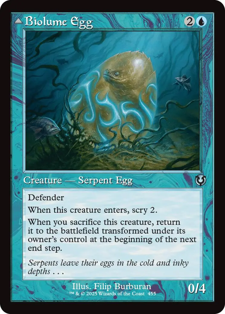 Biolume Egg // Biolume Serpent (Retro Frame) [Innistrad Remastered] 1