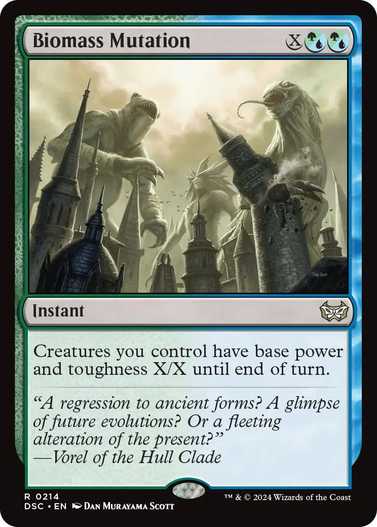 Biomass Mutation [Duskmourn: House Of Horror Commander] 1