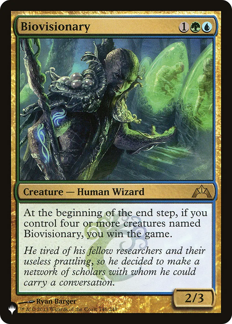 Biovisionary [The List] 1