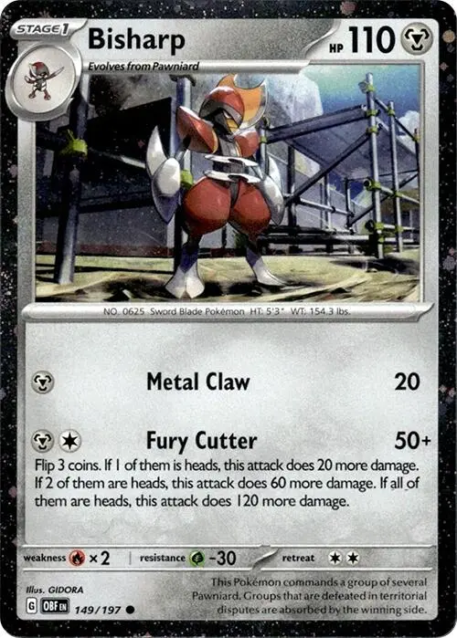 Bisharp (149/197) (Cosmos Holo) [Miscellaneous Cards] 1
