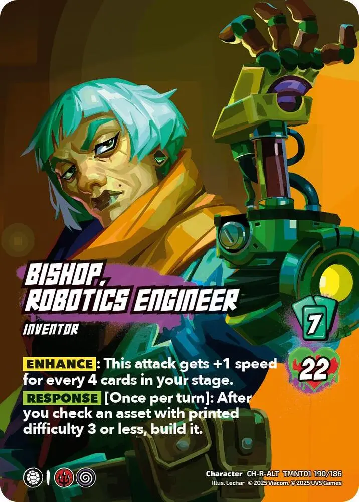 Bishop, Robotics Engineer (Alternate Art) - Teenage Mutant Ninja Turtles (Tmnt) 1