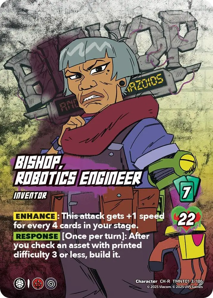 Bishop, Robotics Engineer - Teenage Mutant Ninja Turtles (Tmnt) 1