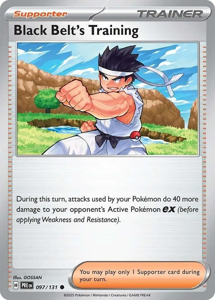 Black Belt's Training (097/131) [Scarlet & Violet: Prismatic Evolutions] 1