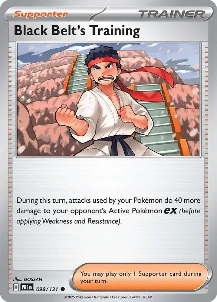 Black Belt's Training (098/131) [Scarlet & Violet: Prismatic Evolutions] 1