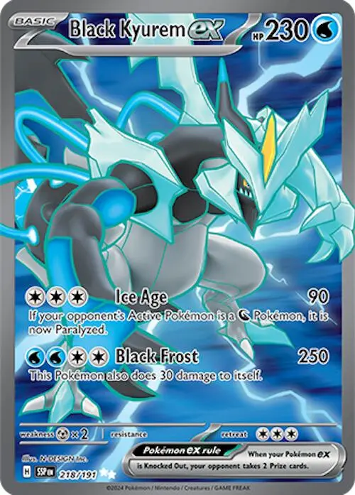 Black Kyurem Ex (218/191) [Scarlet & Violet: Surging Sparks] 1