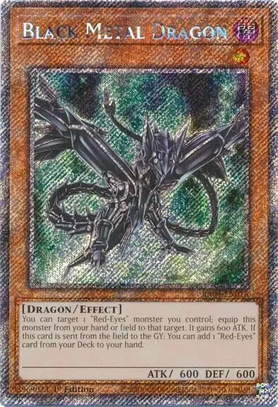 Black Metal Dragon [Ra04-En016] Platinum Secret Rare 1