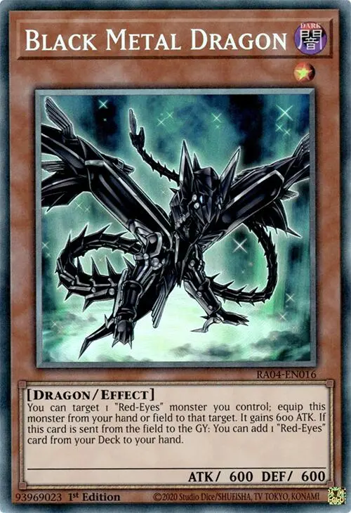 Black Metal Dragon [Ra04-En016] Prismatic Collector's Rare 1