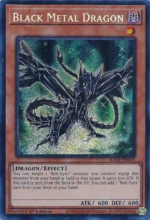 Black Metal Dragon [Ra04-En016] Secret Rare 1