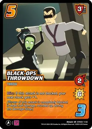 Black-Ops Throwdown - Stk03 7/22 - U 1