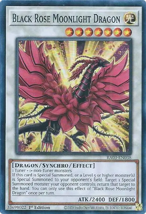Black Rose Moonlight Dragon [Ra03-En038] Super Rare 1