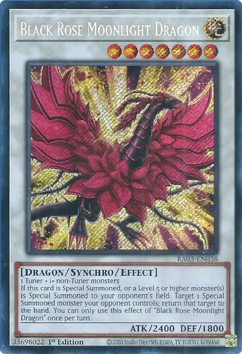 Black Rose Moonlight Dragon (Secret Rare) [Ra03-En038] Secret Rare 1