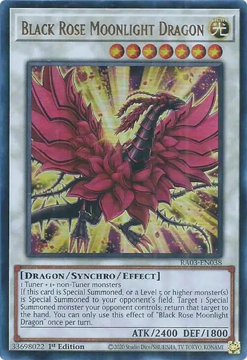 Black Rose Moonlight Dragon (Ur) [Ra03-En038] Ultra Rare 1