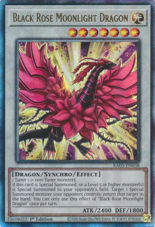 Black Rose Moonlight Dragon (Utr) [Ra03-En038] Prismatic Ultimate Rare 1