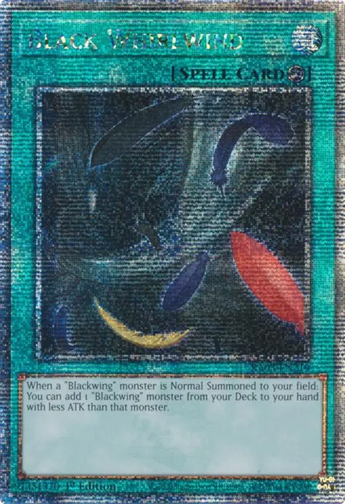 Black Whirlwind (Quarter Century Secret Rare) [Ra03-En219] Quarter Century Secret Rare 1