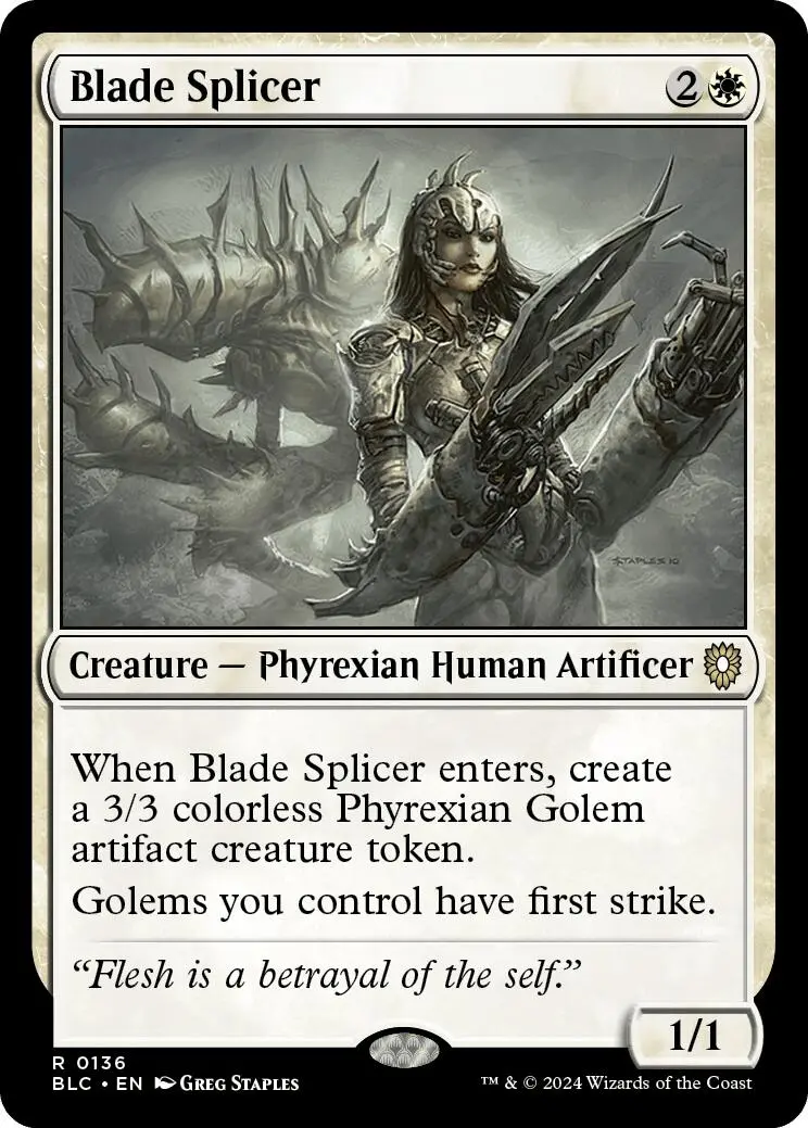 Blade Splicer [Bloomburrow Commander] 1
