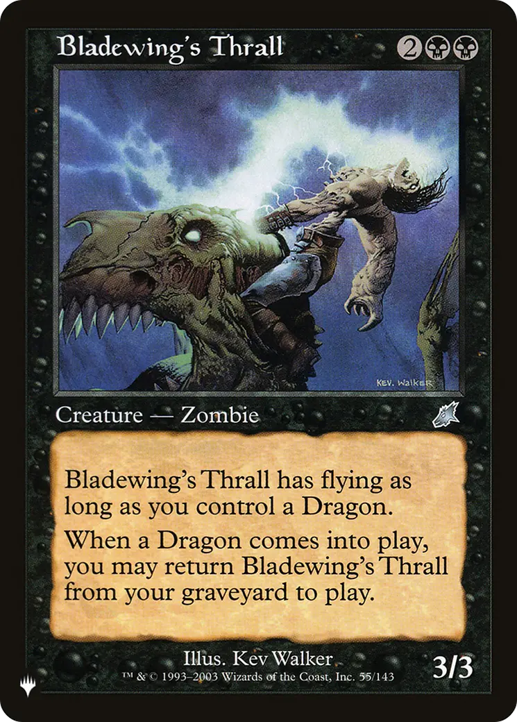 Bladewing's Thrall [The List] 1