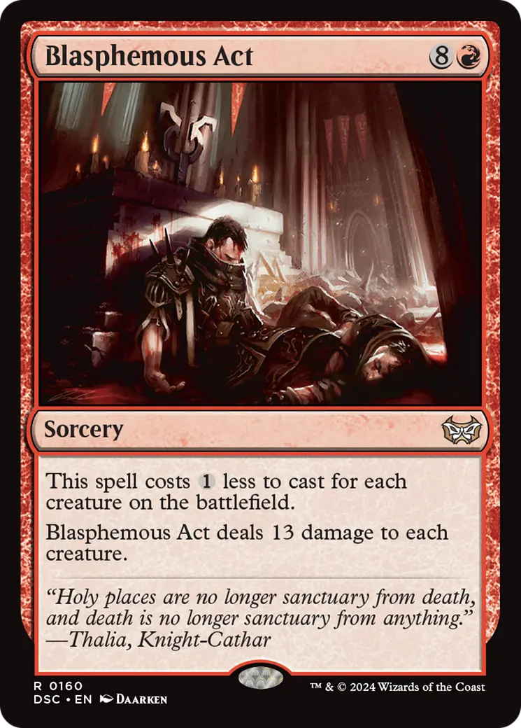 Blasphemous Act [Duskmourn: House Of Horror Commander] 1