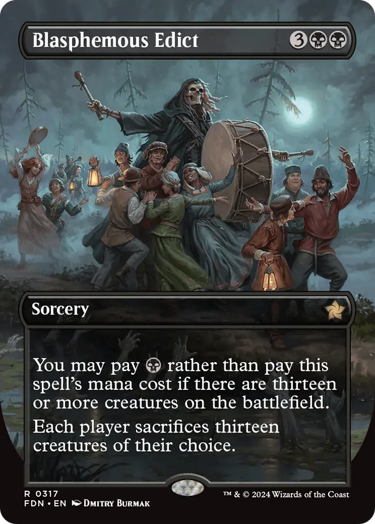 Blasphemous Edict (Borderless) [Foundations] 1