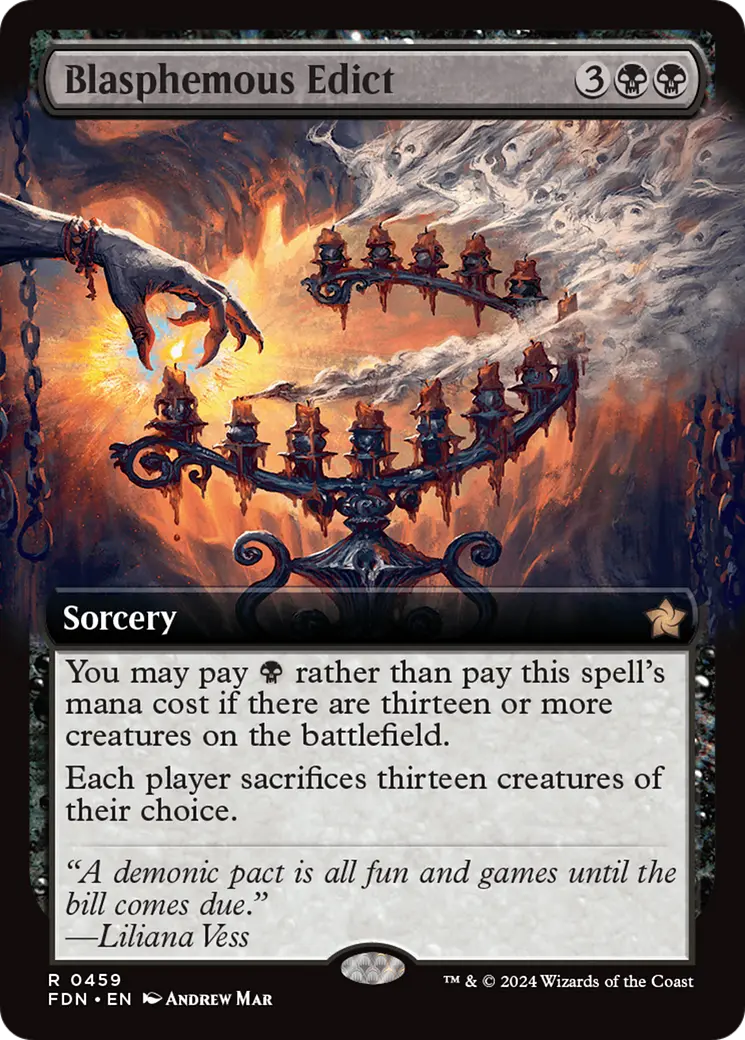 Blasphemous Edict (Extended Art) [Foundations] 1