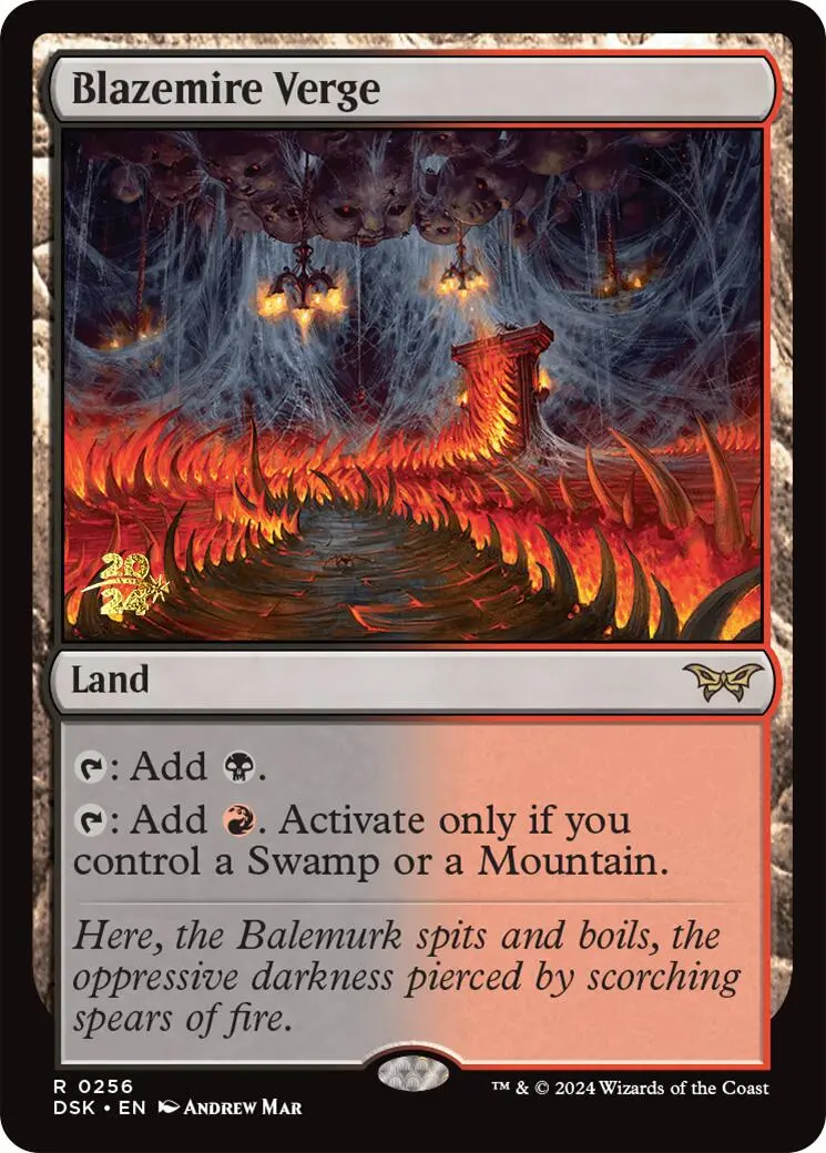 Blazemire Verge [Duskmourn: House Of Horror Prerelease Promos] 1