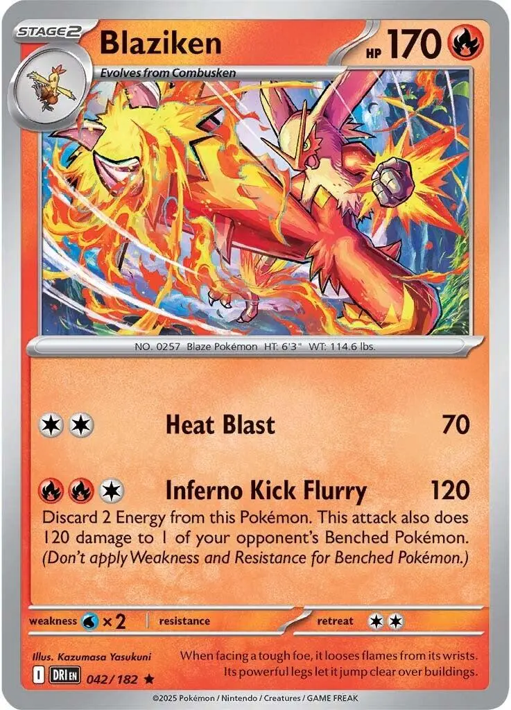 Blaziken (042/182) [Scarlet & Violet: Destined Rivals] 1