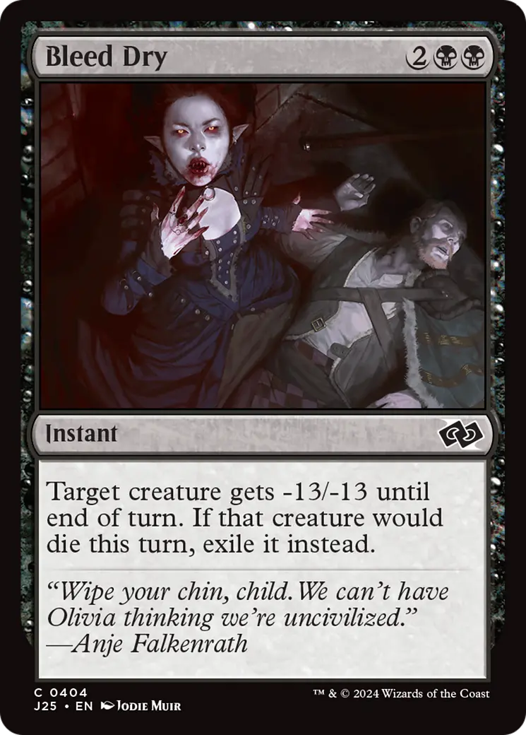 Bleed Dry [Foundations Jumpstart] 1