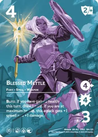 Blessed Mettle (Alternate Art) 1