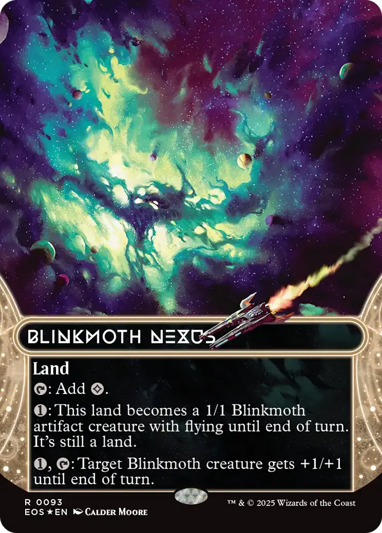 Blinkmoth Nexus (0093) (Borderless) (Galaxy Foil) [Edge Of Eternities: Stellar Sights] 1