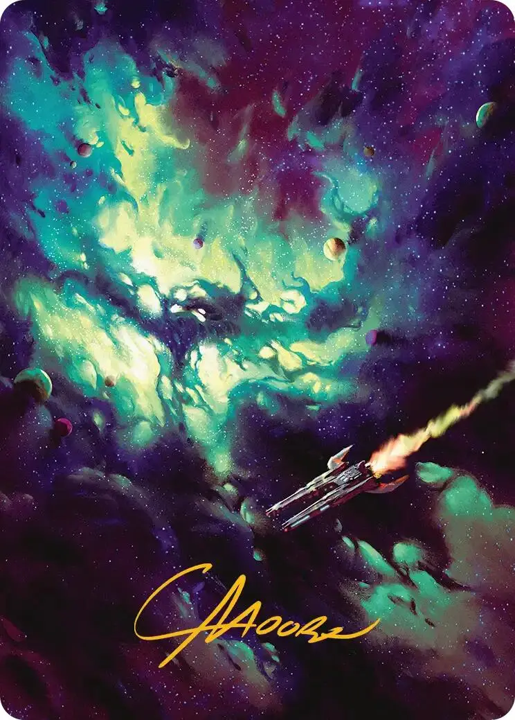 Blinkmoth Nexus Art Card (Gold-Stamped Signature) [Edge Of Eternities Art Series] 1