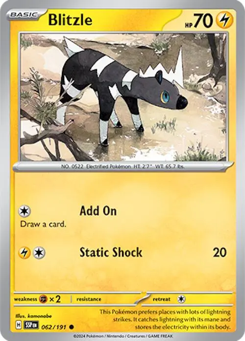 Blitzle (062/191) [Scarlet & Violet: Surging Sparks] 1