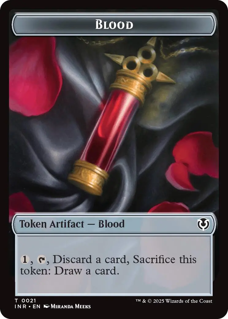 Blood // Clue Double-Sided Token [Innistrad Remastered Tokens] 1