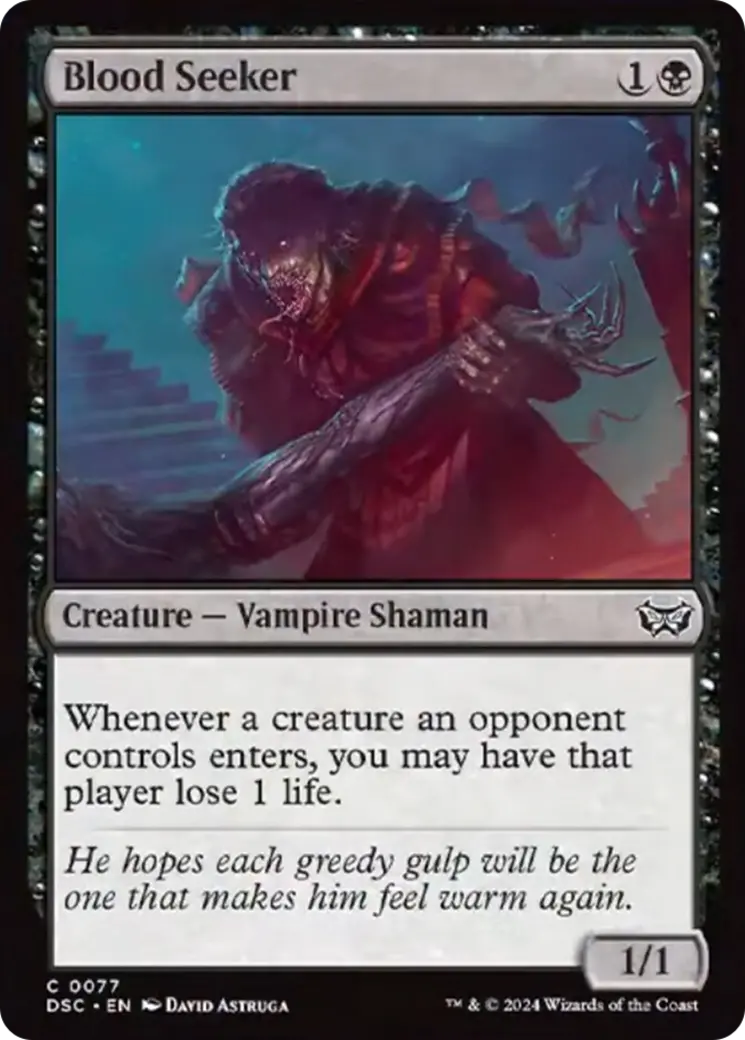 Blood Seeker [Duskmourn: House Of Horror Commander] 1