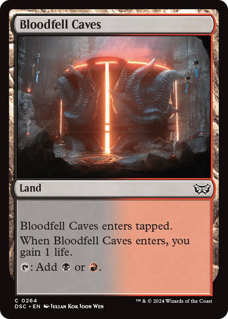 Bloodfell Caves [Duskmourn: House Of Horror Commander] 1