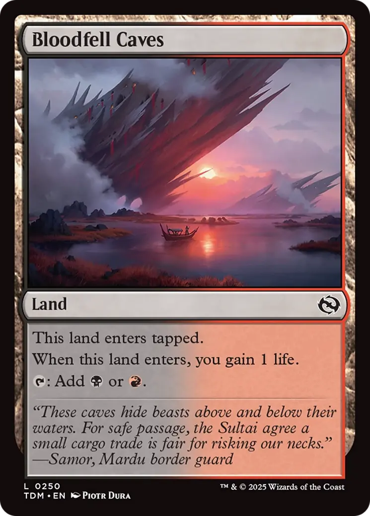 Bloodfell Caves [Tarkir: Dragonstorm] 1