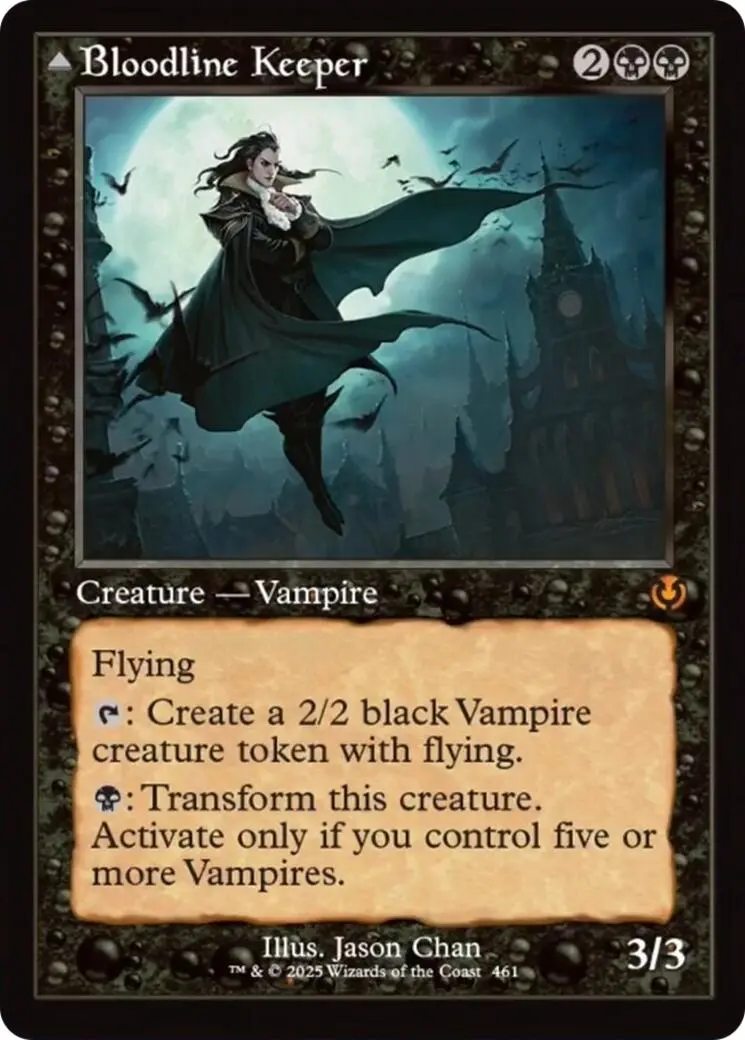 Bloodline Keeper // Lord Of Lineage (Retro Frame) [Innistrad Remastered] 1