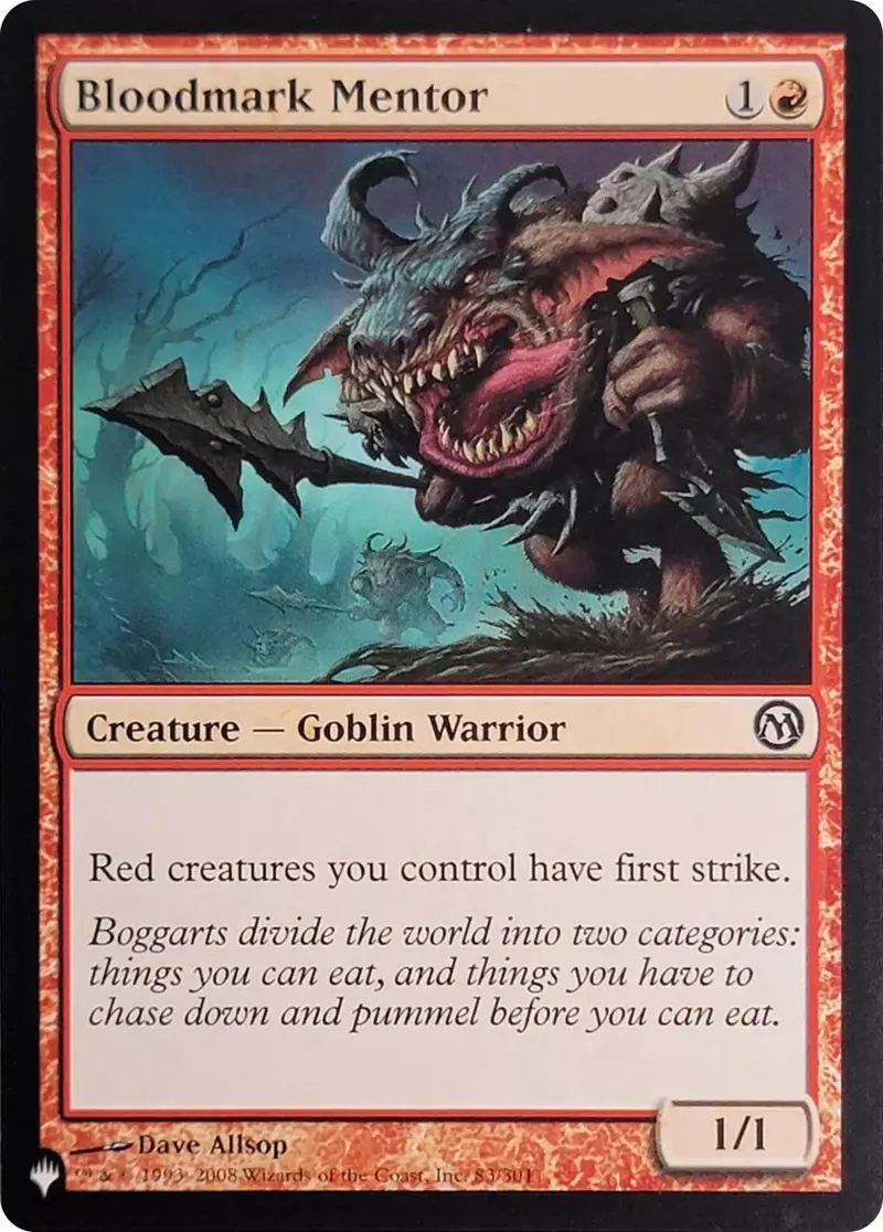 Bloodmark Mentor (83) [The List] 1