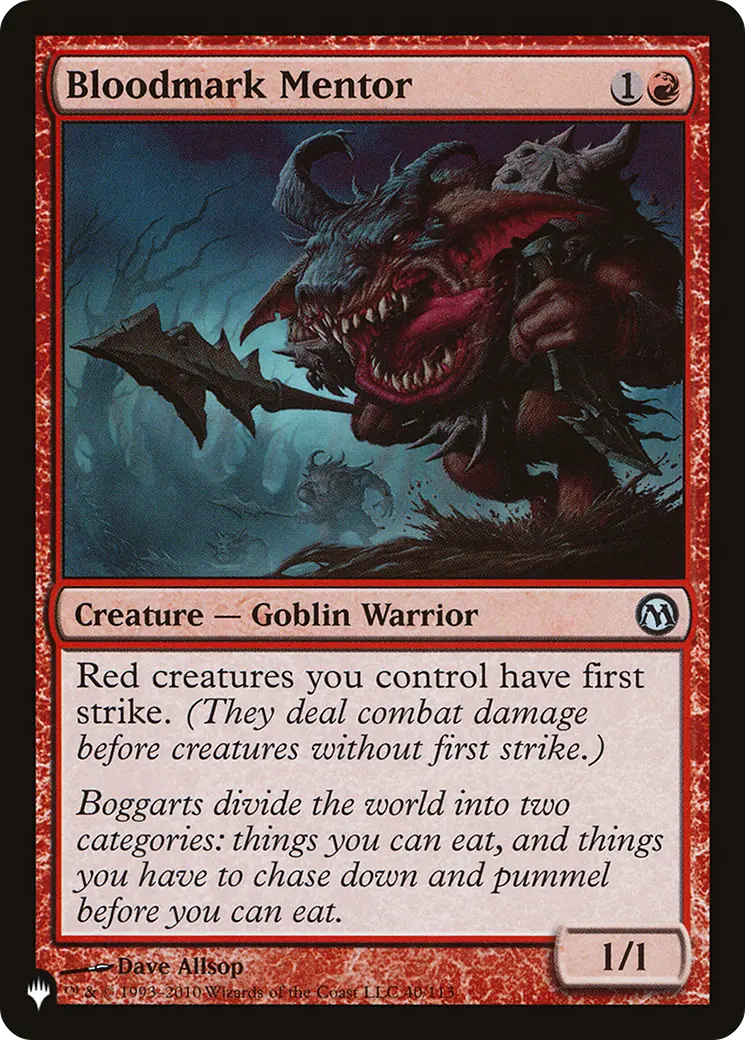 Bloodmark Mentor [The List] 1