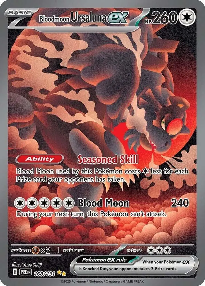 Bloodmoon Ursaluna Ex (168/131) [Scarlet & Violet: Prismatic Evolutions] 1