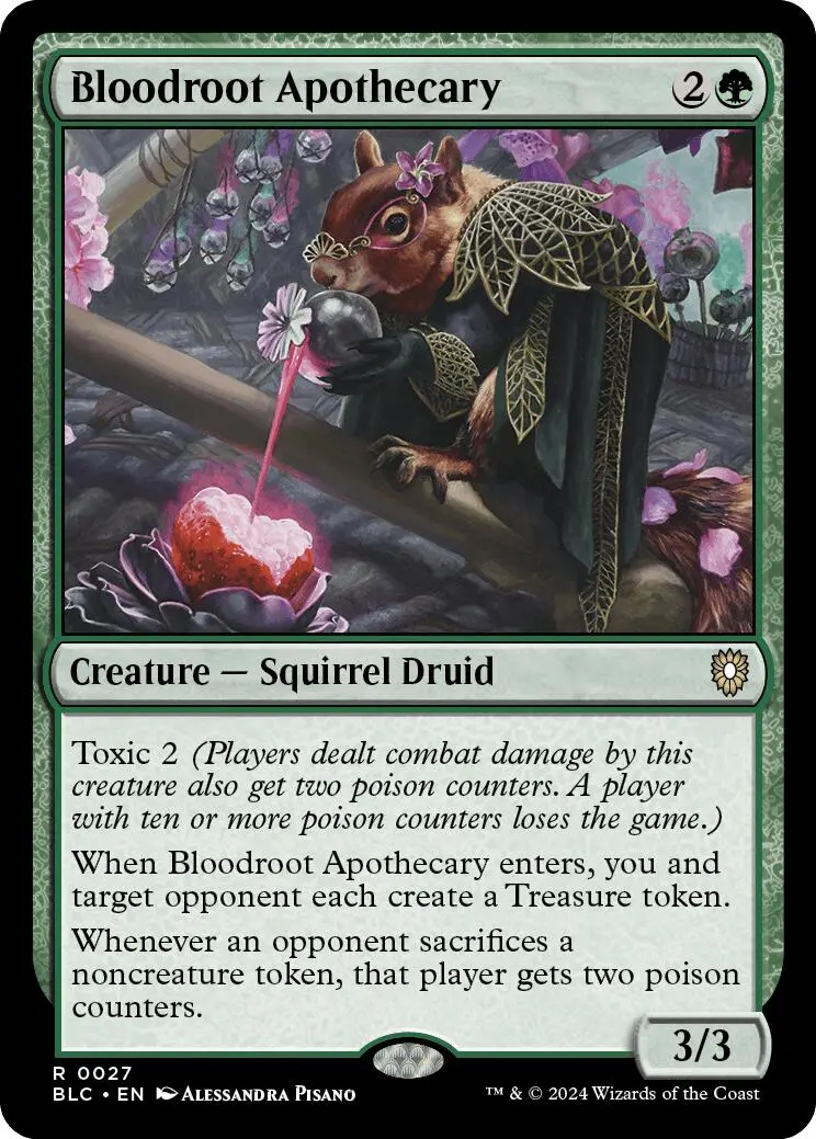 Bloodroot Apothecary [Bloomburrow Commander] 1