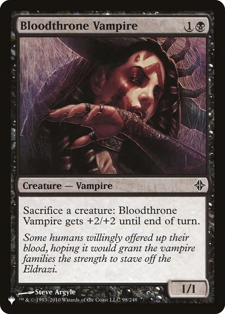 Bloodthrone Vampire [The List] 1
