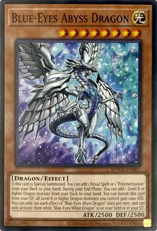 Blue-Eyes Abyss Dragon (Unlimited Misprint) [Sdwd-En007] Common 1