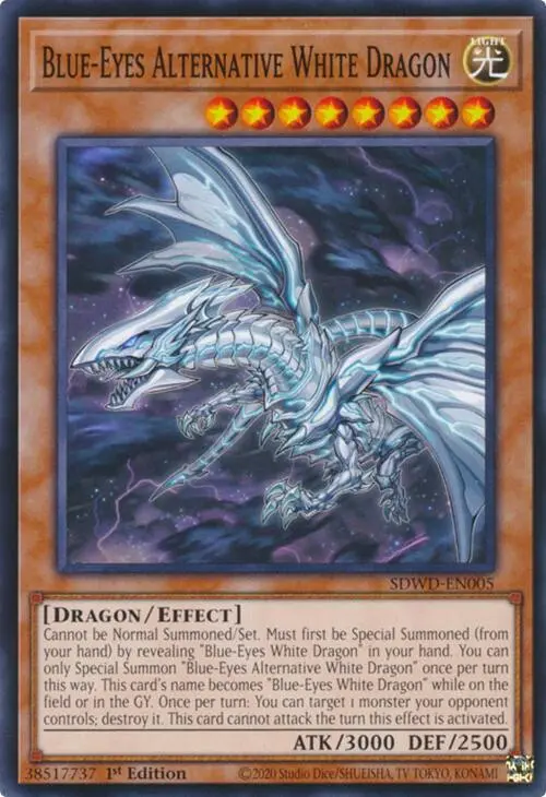 Blue-Eyes Alternative White Dragon [Sdwd-En005] Common 1