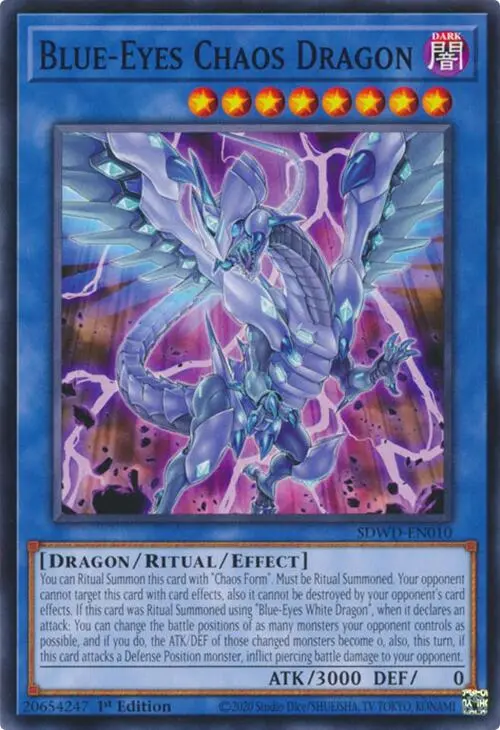 Blue-Eyes Chaos Dragon [Sdwd-En010] Common 1