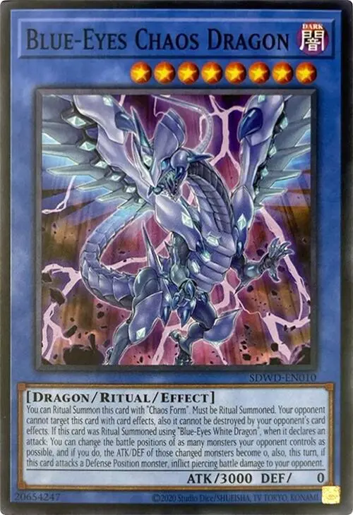 Blue-Eyes Chaos Dragon (Unlimited Misprint) [Sdwd-En010] Common 1