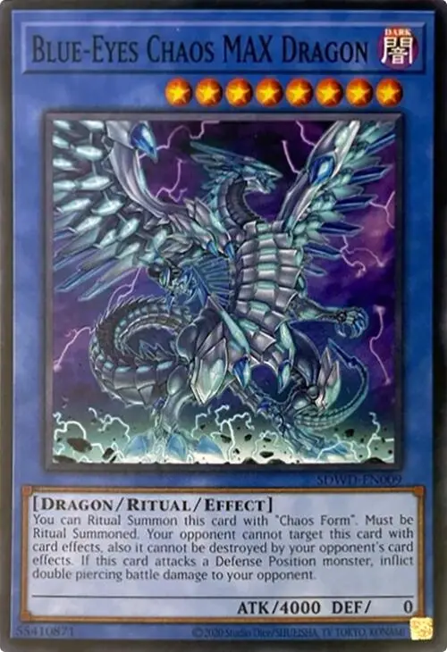 Blue-Eyes Chaos Max Dragon (Unlimited Misprint) [Sdwd-En009] Common 1