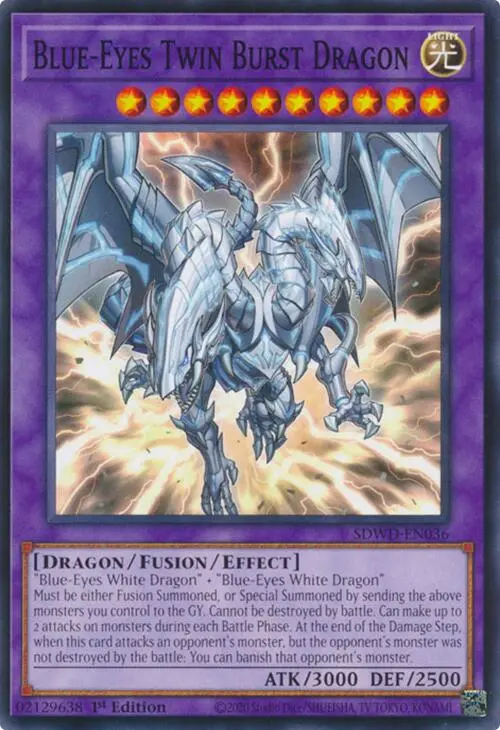 Blue-Eyes Twin Burst Dragon [Sdwd-En036] Common 1